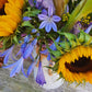 Florist's Choice Seasonal Hand Tied Bouquet In Metal Urn