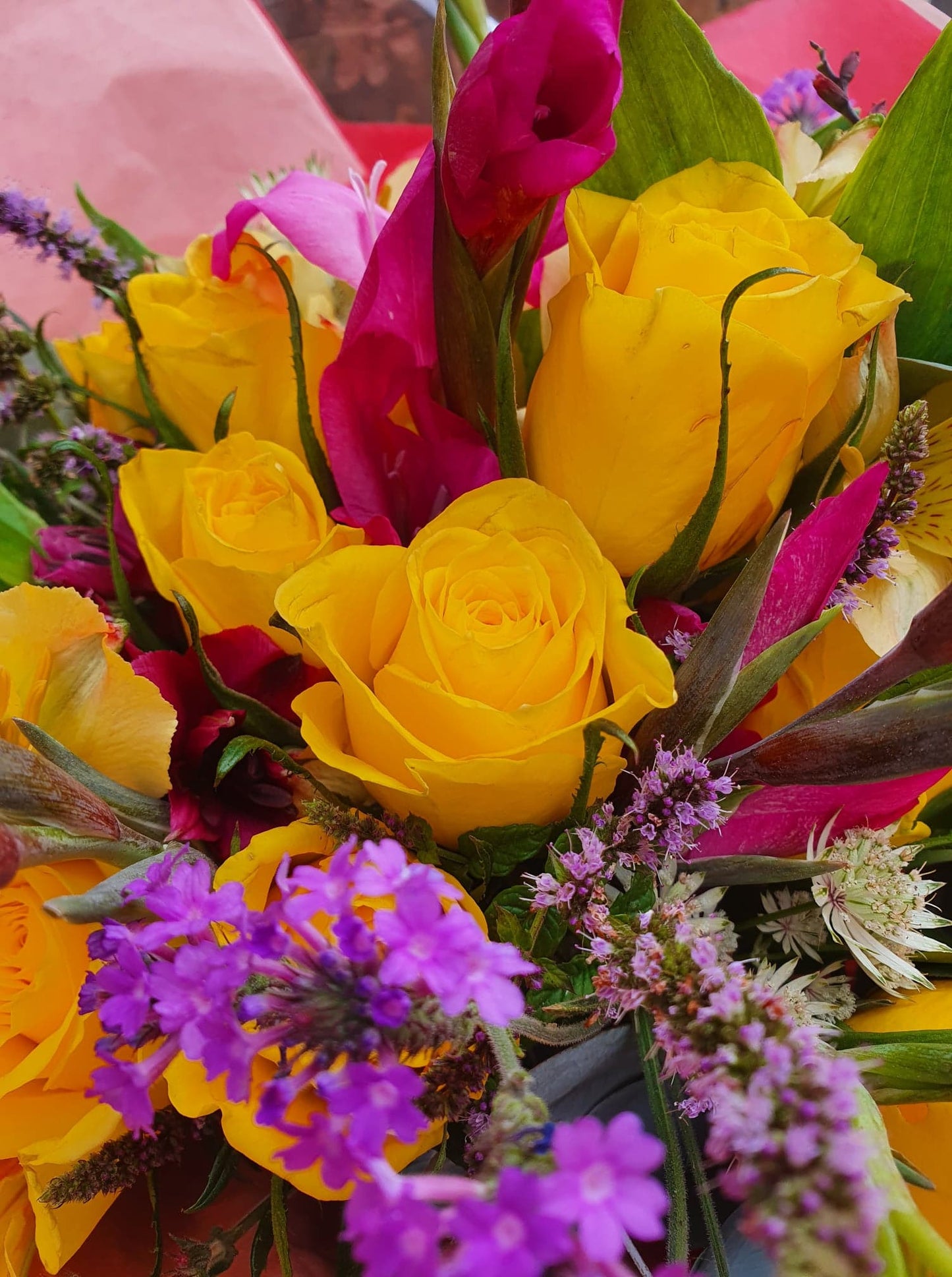 Extra Large Hand Tied Bouquet In Aqua Box