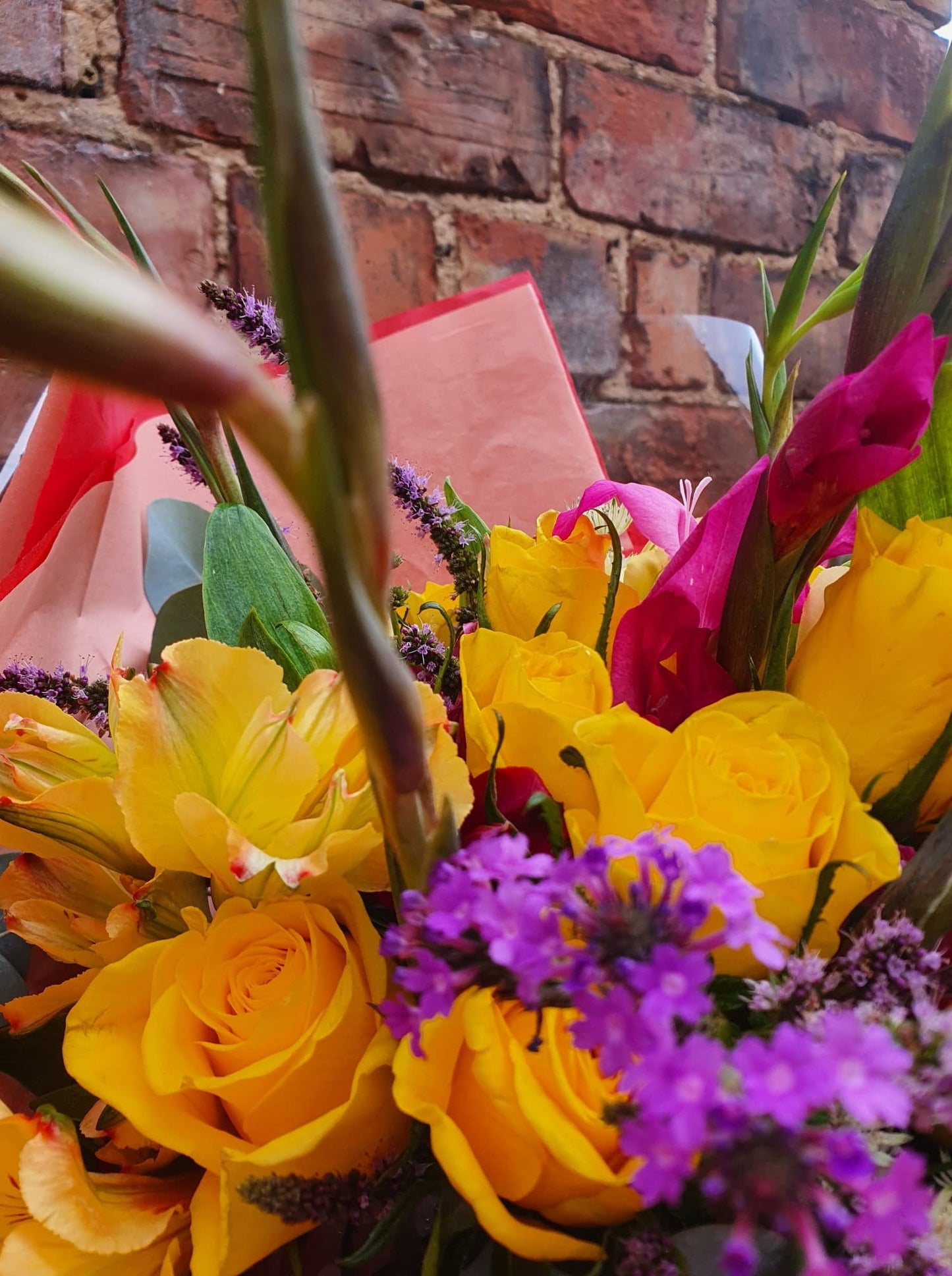 Extra Large Hand Tied Bouquet In Aqua Box