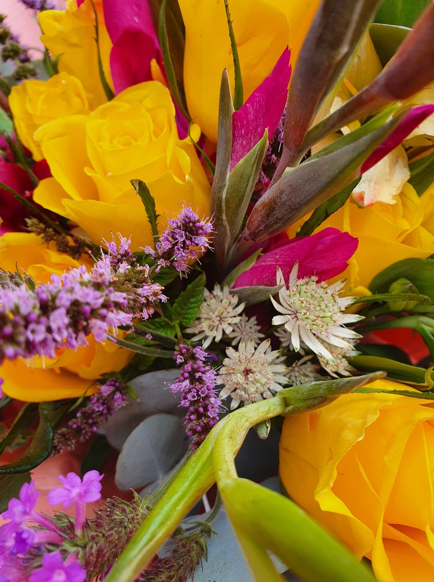 Extra Large Hand Tied Bouquet In Aqua Box