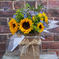 Florist's Choice Seasonal Hand Tied Bouquet In Aqua Box (Pictured £35)