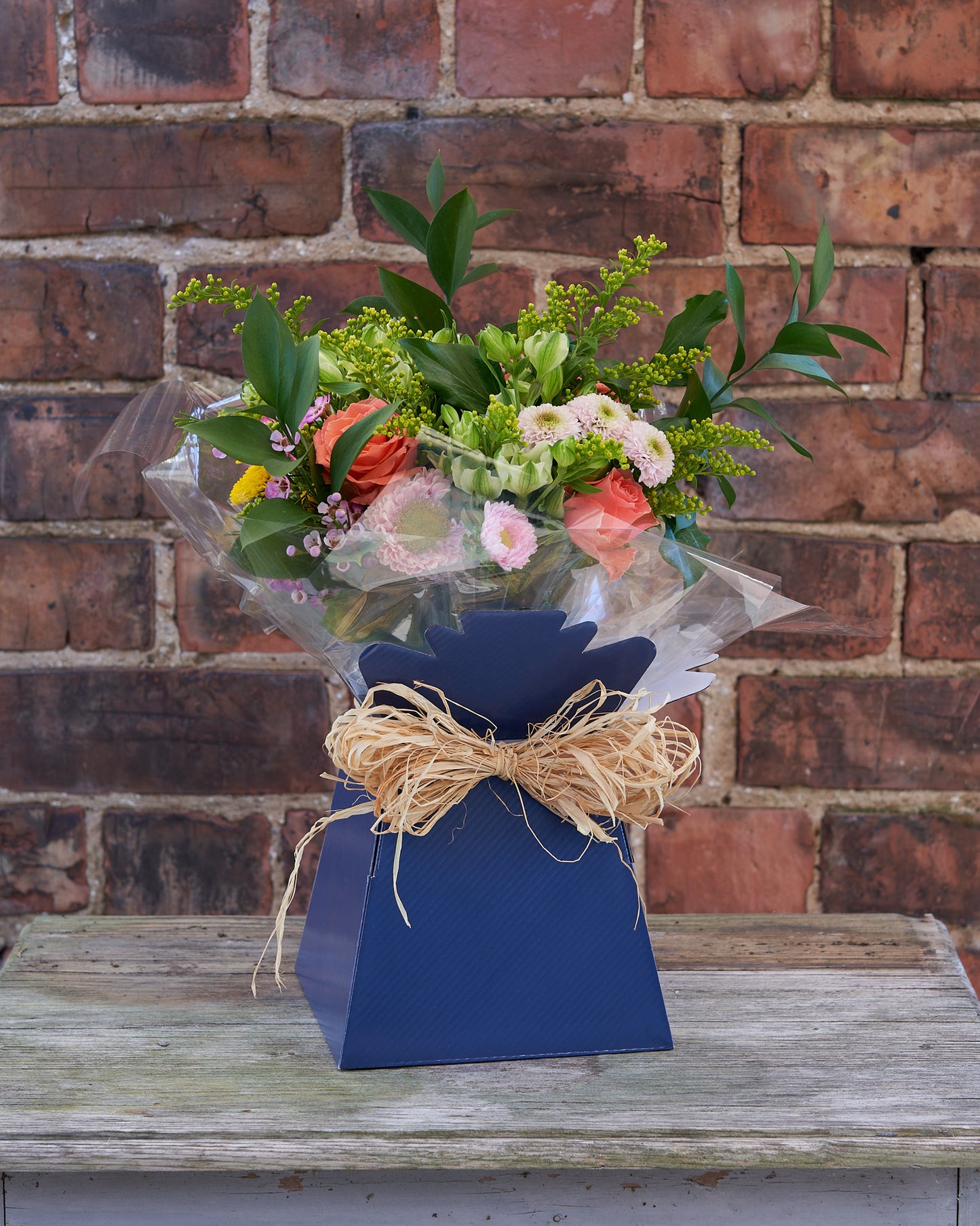 Florist's Choice Hand Tied Bouquet In Aqua Box (Pictured £20)