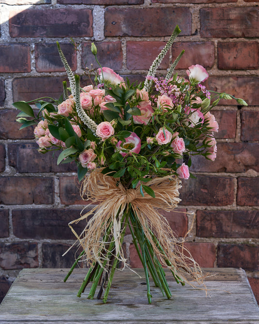 Rose Hand Tied Bouquet (Pictured £40)
