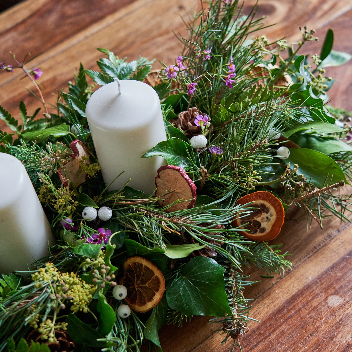 Large 3 Candle Table Centre