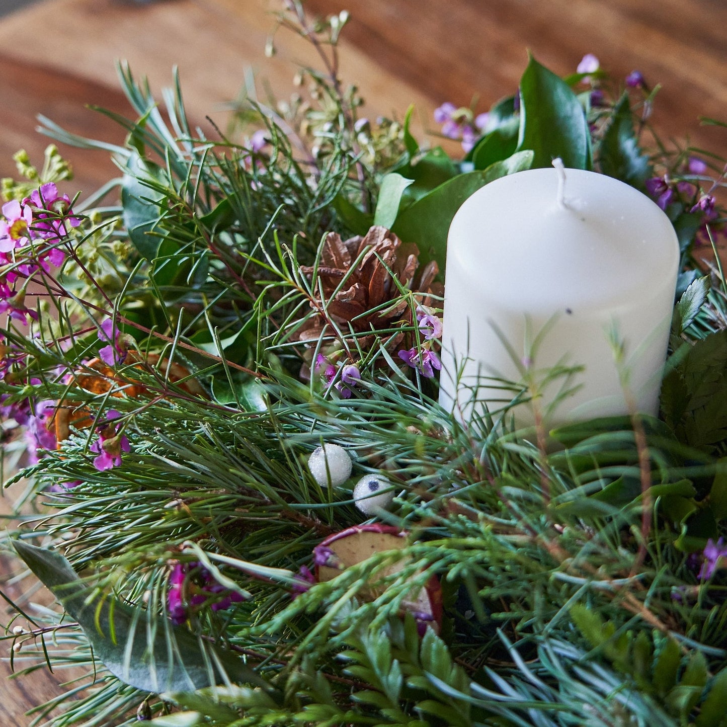 Large 3 Candle Table Centre