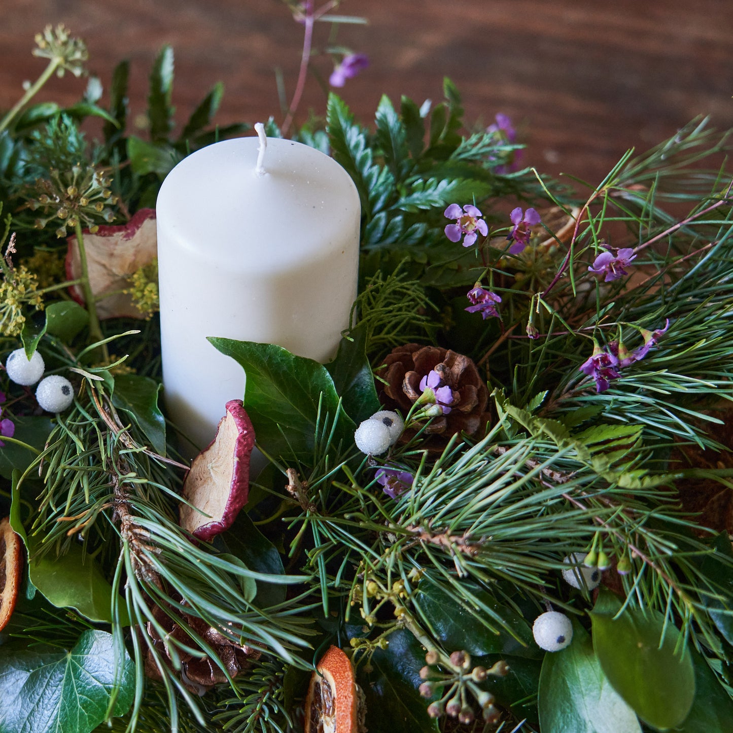 Large 3 Candle Table Centre