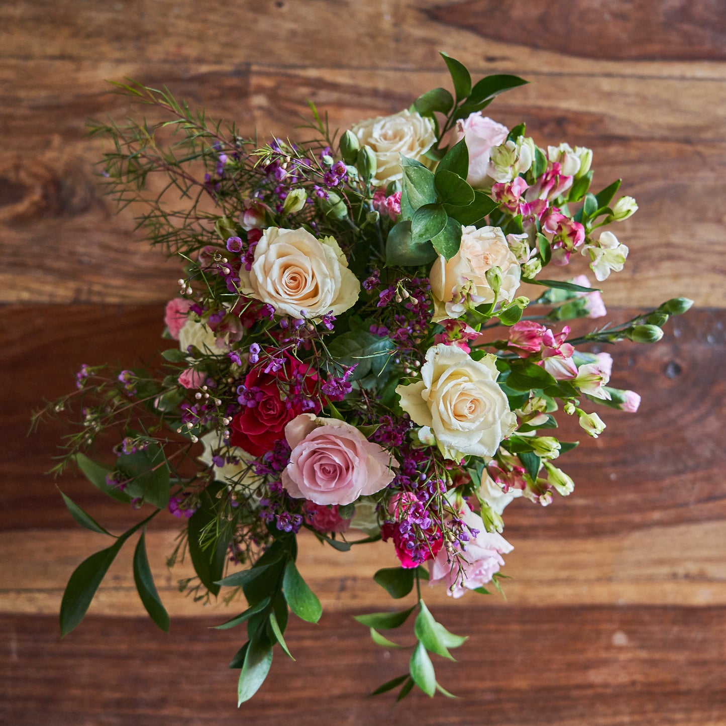 Florist's Choice Hand Tied Bouquet In Kraft Box